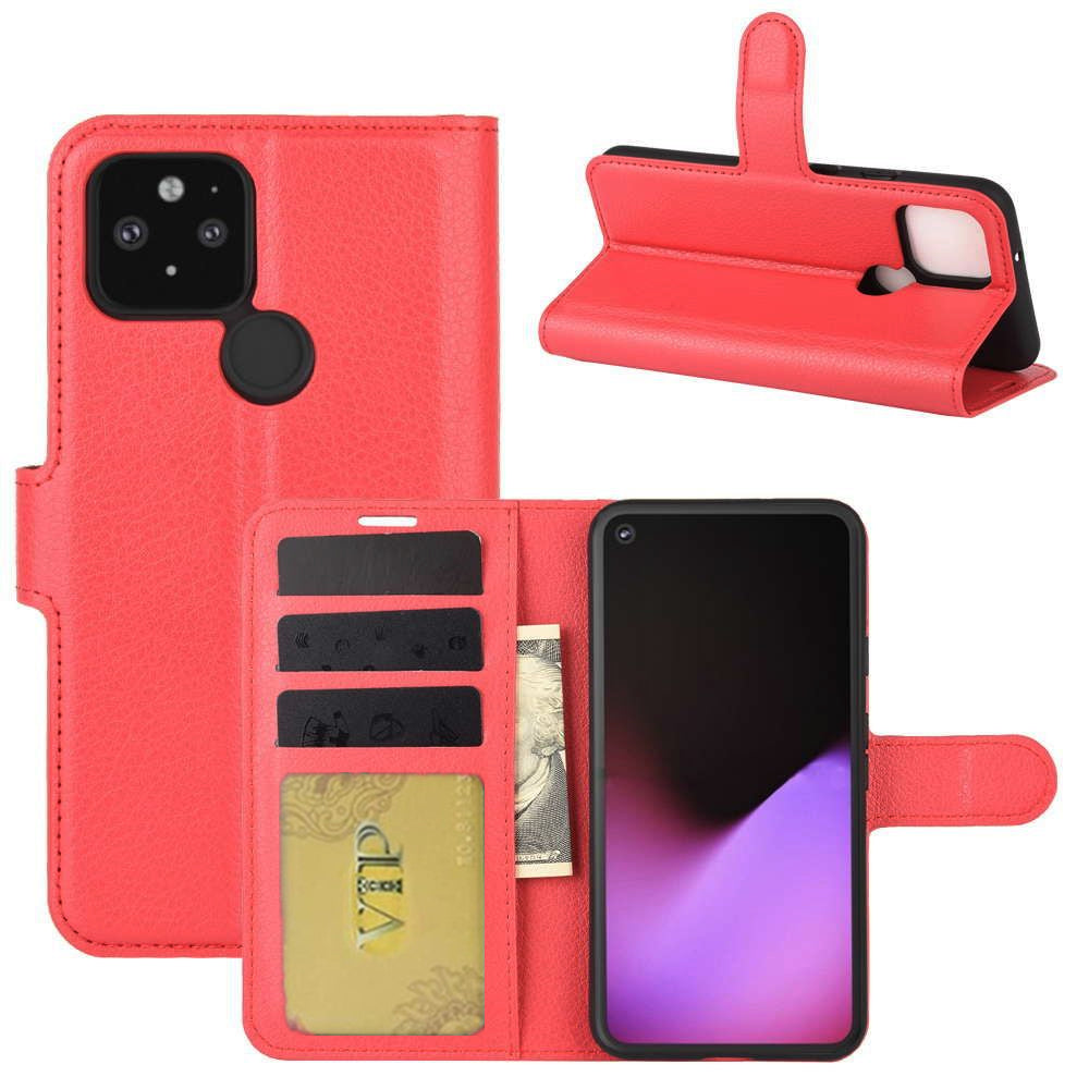 Leather Folio Wallet Case for Google Pixel 5 Leather Folio Wallet Case for Google Pixel 5